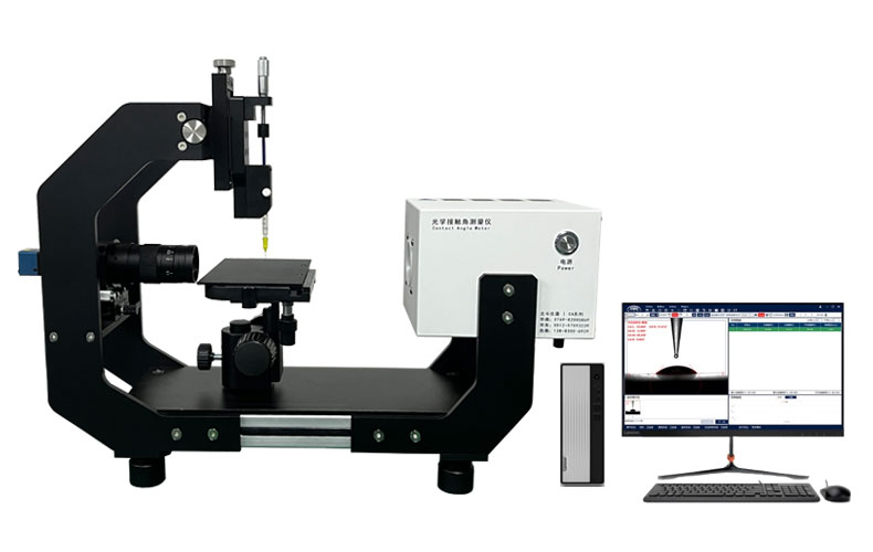 水滴角測(cè)試儀檢測(cè)材料表面污染的方案